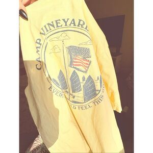 Vineyard Vines Kids' Yellow Logo Graphic T-Shirt Size Small